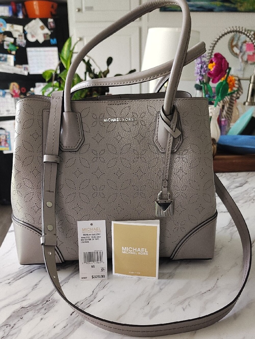 Michael Kors Mercer Gallery Leather Tote, Medium - Picture 3 of 16